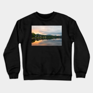 Saranac Lake at Sunrise NY Crewneck Sweatshirt